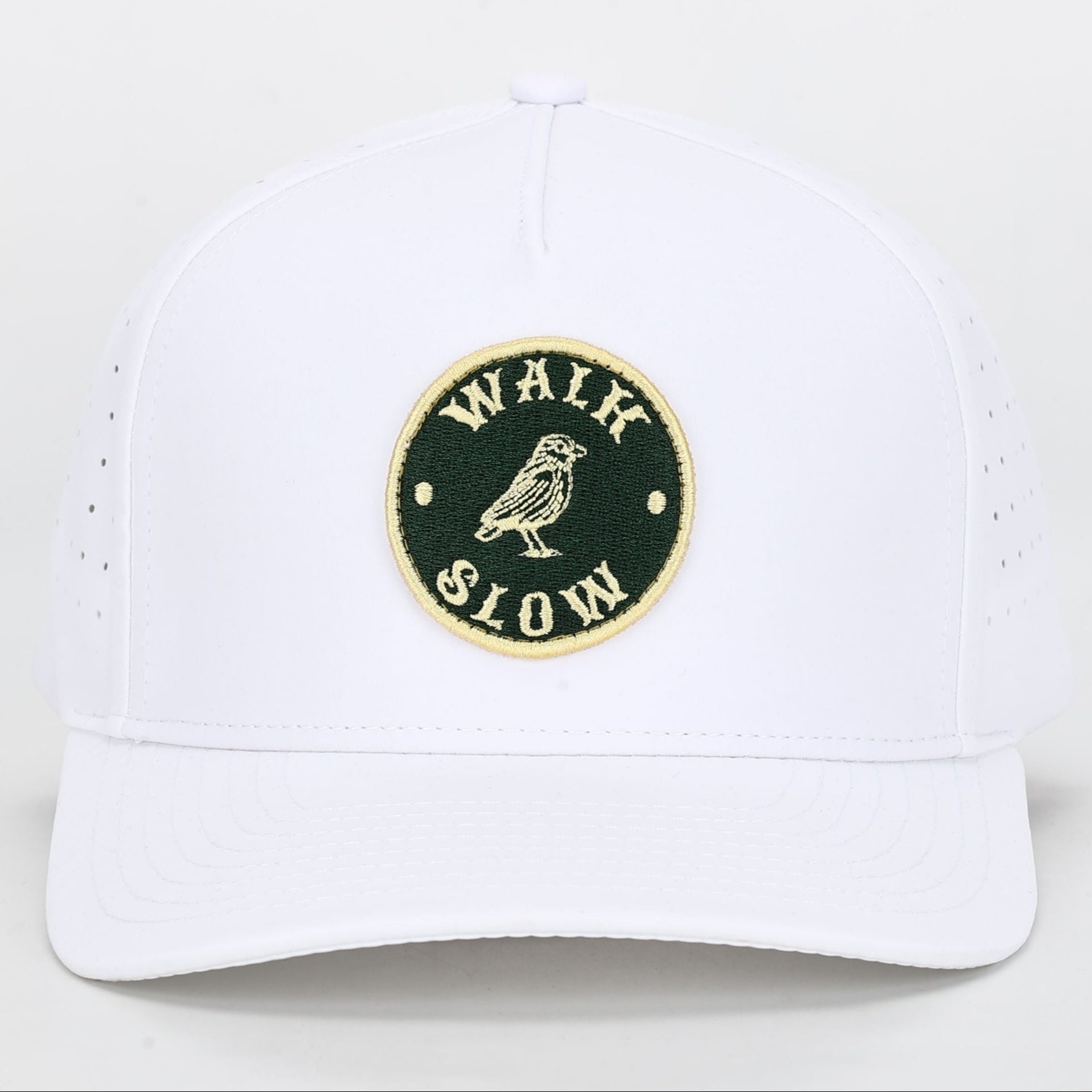 On Course Lid: "Walk Slow"